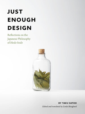 cover image of Just Enough Design